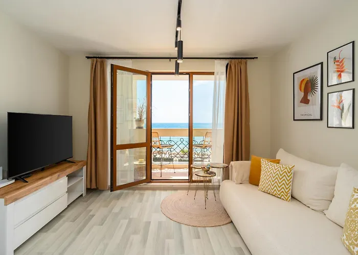 Irini- Sea View, Free Parking, Complex Carpe Diem Apartamento